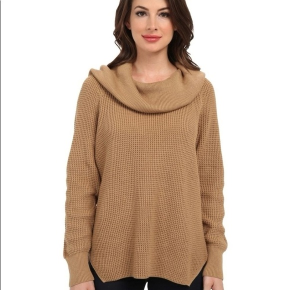 Michael Kors Camel Cowl Neck Sweater - Picture 7 of 8
